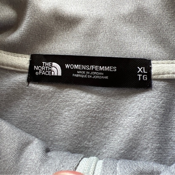 NWT Women's The North Face Running Pullover XL Gray 1/4 Zip Pullover LS (A5) - Picture 5 of 7